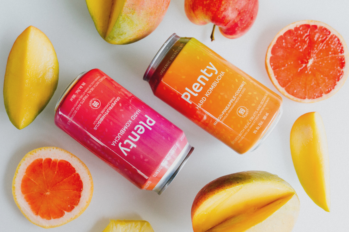 Real ingredients, Real taste: Plenty Hard Kombucha is made from premium organic ingredients